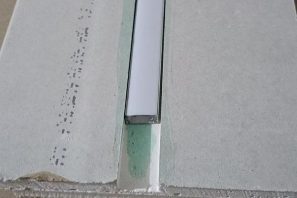 Modelo preformado perfil LED empotrado / fosa lineal
